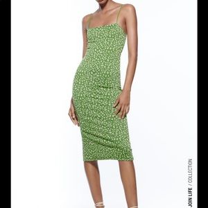 Zara jacquard weave dress, size L